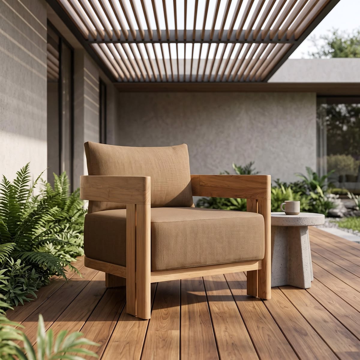 Teakwood Garden Armchair